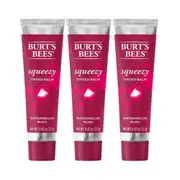 3 x Burt's Bees Squeezy Tinted Lip Balm 12.1g - Watermelon Rush