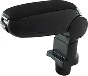 Armrest Car Centre Armrest Centre Console Organiser Console Armrest Box Compatible with Toyota Yaris 2008-2011 Black Textile Storage Compartment Storage Compartment