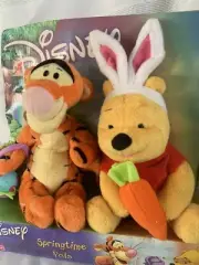 ⭐️Fisher Price Springtime Pals ⭐️Winnie The Pooh Tigger Easter Disney Plush