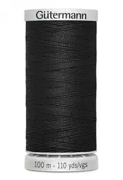 Gutermann Extra Upholstery Thread 100m Black 000 - each