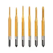 Bearing Steel Handle Thread Taps for Reliable Performance 6pcs M1 M1 8