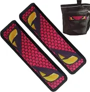 [Generic] Patches for Clothing - Snake Eye Patch Stickers,Decorative Applique Reflective for Bags Dog Vests, Set of 2 Adhesive Jacket Badge