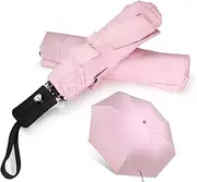 [Shinok] Travel Umbrella Compact Auto Open Close Sun Rain Folding Umbrella with Sleeve