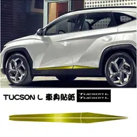 在飛比找蝦皮購物優惠-台灣現貨 現代 TUCSON L 車身貼紙 車貼 側裙門邊 