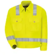 sz 56R 3XL HI Visibility Yellow Safety JACKET ANSI Class 2 JY32HV Zi/Zo Red Kap