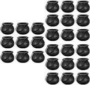Kisangel 36Pcs Mini Black Witch Cauldron Plastic Cauldron Mini Cauldron Kettles Halloween Cauldron Candy Holder with Handle for Wizard Party Halloween St PatrickS Day Party Favors