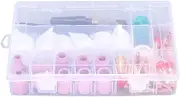 71Pcs Ceramic Nozzle Glass Cup Tool Set Kit TIG Welding Accessory for WP17/18/26, for Argon Arc Welding and Arc Welding