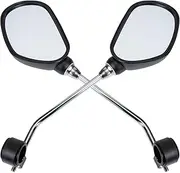 Abaodam 1 Pair Convenient Outdoor Bike Mirrors Wear Resistant Cycling Rearview Mirrors for Professional Bicycles Vision Easy Installation Compatible with Bicycles Motorcycles and Tricycles