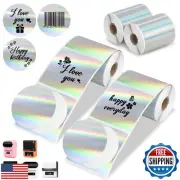 2 Rolls Round Thermal Labels Paper for Phomemo M220 M200 M221 M110 Labels Mak