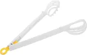 SHINEOFI Noodles with Egg Sandwich Plastic Whisk Whisks for Cooking Kitchen Egg Beater Hand Mixer Beaters White Plastic