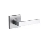 Lane Brushed Satin Chrome Cambridge Square Dummy Lever Set