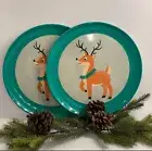 Set of 2 Wondershop Melamine Christmas Dinner Plates