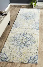 Park Prado Sky Blue Runner Rug
