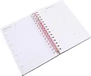 Gym Workouts Journal for Men Women Fitness Plan Notebook Exercise Log Book Spiral Binding for Home Gym
