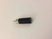 1 PIECE - RCA MALE PLUG TO 3.5mm MONO FEMALE JACK ADAPTER # 12-7055 / MA67