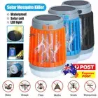 Solar Mosquito Killer Lamp USB Hanging Light Electronic Fly Bug Insect Zapper AU