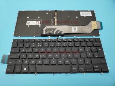 NEW UK(GB) Keyboard For Dell Inspiron 14 Gaming 7466 7467 Backlit