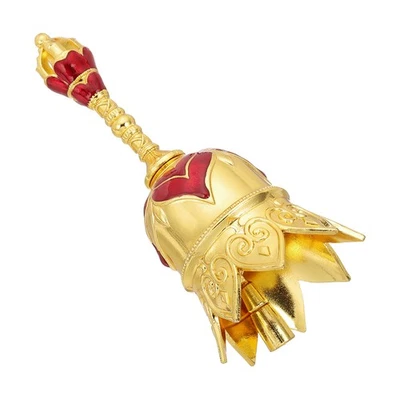 Loud Hand Bell, 1.97" Vintage Alloy Wedding Dinner Call Bells, Red Gold