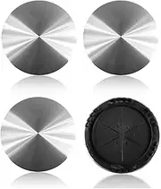 4PCS 20CM 7 7/8" Silver Brushed Wheel Hub Center Hub Caps Cover Compatible for GMC Chevy 1992-1999 16" 6 Lug Aluminum Wheels 15650047