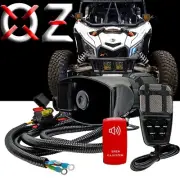 Siren PA Speaker Mic System Red Rocker Power Busbar Wire Harness Kit Can-Am X3