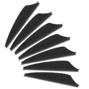 Arrows Vanes, 100 Pack 1.65 Inch Arrow Fletching Archery Shield Fletch, Black