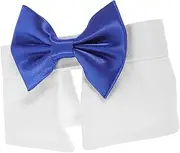 Kisangel Dog Tuxedo Collar Bearer Bows Dog Collar Bows Pals Bandana Holder Costumes Pet Supplies Belt Bandanas Pet Air Tag Bark Kit Bell Muzzle Breed Pour Costume Breeds Decorations Cotton