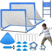 Kids Soccer Net - Training Pop up Soccer Net Set - Sports Equipment for School, Practice Games, Outdoor Activity for Youth