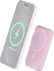 PB MagSafe 5000mAh Magnet USB A+C 10W Pink