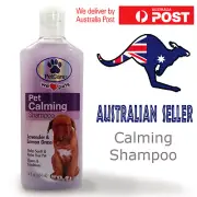 Dog Shampoo Calming Lavender Lemon Grass Relaxing Anxiety Relief Pet Wash 414ml
