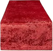 DII Velvet Collection Tabletop, Table Runner, 14x108, Cream