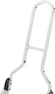 HD Chrome Tall Square Sissy Bar 19.6in. Harley Dyna Super Glide Custom 06-14