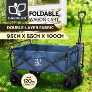 Gardeon Garden Cart Folding 120kg Trolley Camping Wagon Barrow Outdoor Beach