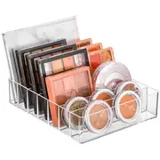 1/2 Pack 7 Section Divided Makeup Organizer For Eyeshadow Palette And Lipstick
