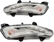 2Pcs LED Daytime Running Light Fog Light Yellow Turn Signal Light 84575553 84575552 for Chevrolet Chevy Malibu 2019 2020