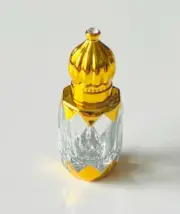 Glass Golden Roll on Bottle 6ml-Refillable Perfume Empty Bottles Essential Oil/A