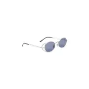 [Jean Paul Gaultier] Jean Paul Gaultier-Silver Metal Lunette Arceau Sunglasses-Donna OS OS