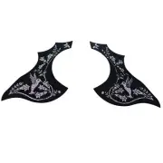 2Pcs Guitar Pickguard -Scratch Guard Plate Self-Adhesive Pick Guard Sticker2643