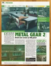 2001 Metal Gear Solid 2: Sons of Liberty PS2 Xbox PREVIEW PAGE Print Ad/Poster