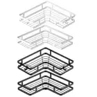 2Pcs Toilet Shelf with 4 Hooks Self Adhesive Organize Shelf Bedroom Dormitory