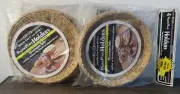 Vintage Nevco 8pk. Paper Plate Holders Camping Cookouts Wicker Boho