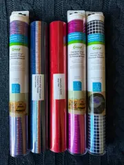 Cricut Permanent Specialty Vinyl - Bundle Of 5