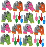 UPKOCH 1 Set Gardening Trowel with Colorful Hand Shovels Protective Gloves for Durable Metal Tools for Planting Digging Nature Exploration Activities