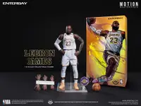 在飛比找PChome24h購物優惠-ENTERBAY 1/9 NBA系列 湖人隊 Lebron 