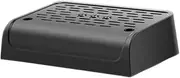 Leefasy Footboard for Cats Litter Box Cat Pedal Step Stool Litter Trapper Cat Litter Catcher Box for Small & Elderly Cats Bedroom, Black