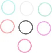 VANZACK 7pcs Silicone Sports Ring Silicone Ring Unique Women's Silica Gel