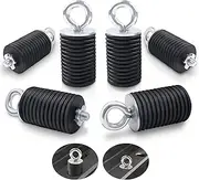 StarknightMT Ranger Tie Down Anchors,UTV Lock and Ride 2" Bed Anchor Compatible with Polaris General Ranger 500 570 1000 XP 900 800 700 with 1-7/16" Hole(6 Pcs,Black)