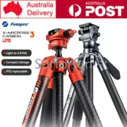 Fotopro X-Aircross 3 Lite Carbon Fiber Camera Tripod Ball Fluid Head Extendable