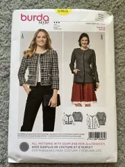 Burda Sewing Pattern 6465 Women's Jacket Pattern Size US 8-20 EUR 34-46 NEW