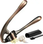 Garlic Press Mashed Mincer Crusher Presser Peeler Chopper Garlic Puree Maker