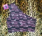 DOLLS KILL TECHNO PINK ONE SHOULDER CROP TOP THE LYTE COUTURE S NWT RAVE DANCE